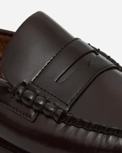 Sebago Classic Shoes^Men's Classic Dan Loafers Brown Burgundy