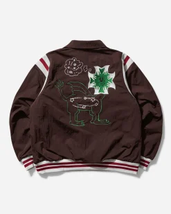 Brain Dead Coats And Jackets|Coats And Jackets^Men's Coaches Jacket Brown