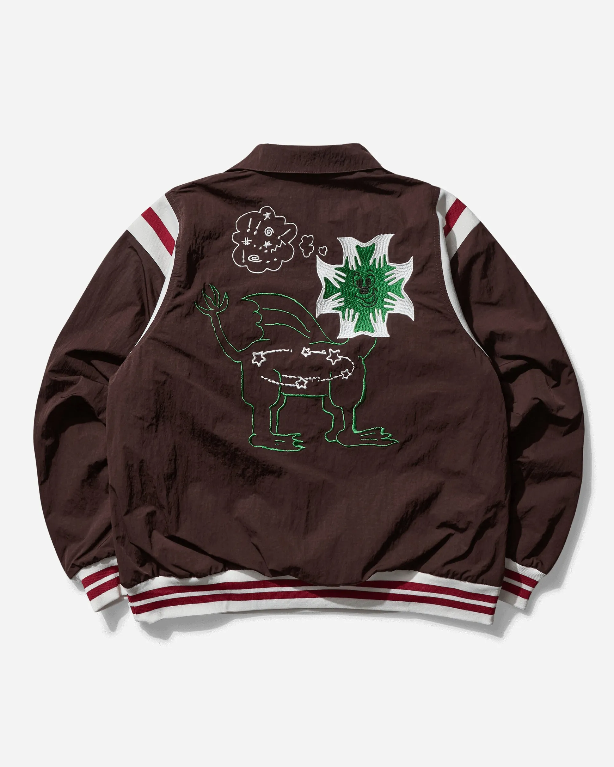 Brain Dead Coats And Jackets|Coats And Jackets^Men's Coaches Jacket Brown