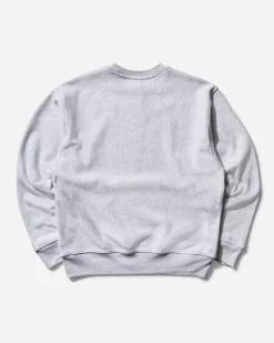 Stüssy Sweatshirts^Men's Codes Crewneck Sweatshirt Ash Heather
