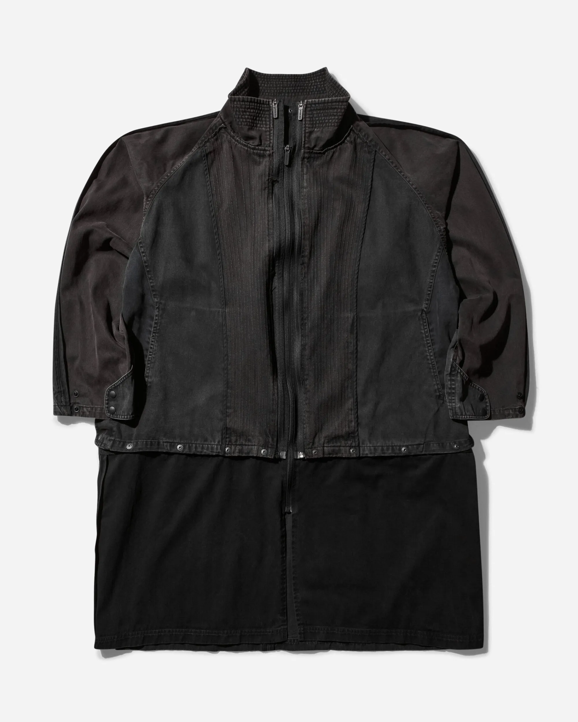 HYEIN SEO Coats And Jackets^Men's Convertible Patchwork Coat Stone