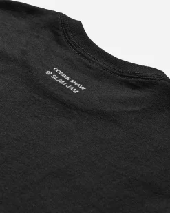 Slam Jam T-Shirts^Men's Corbin Shaw EUROTRASH T-Shirt Black