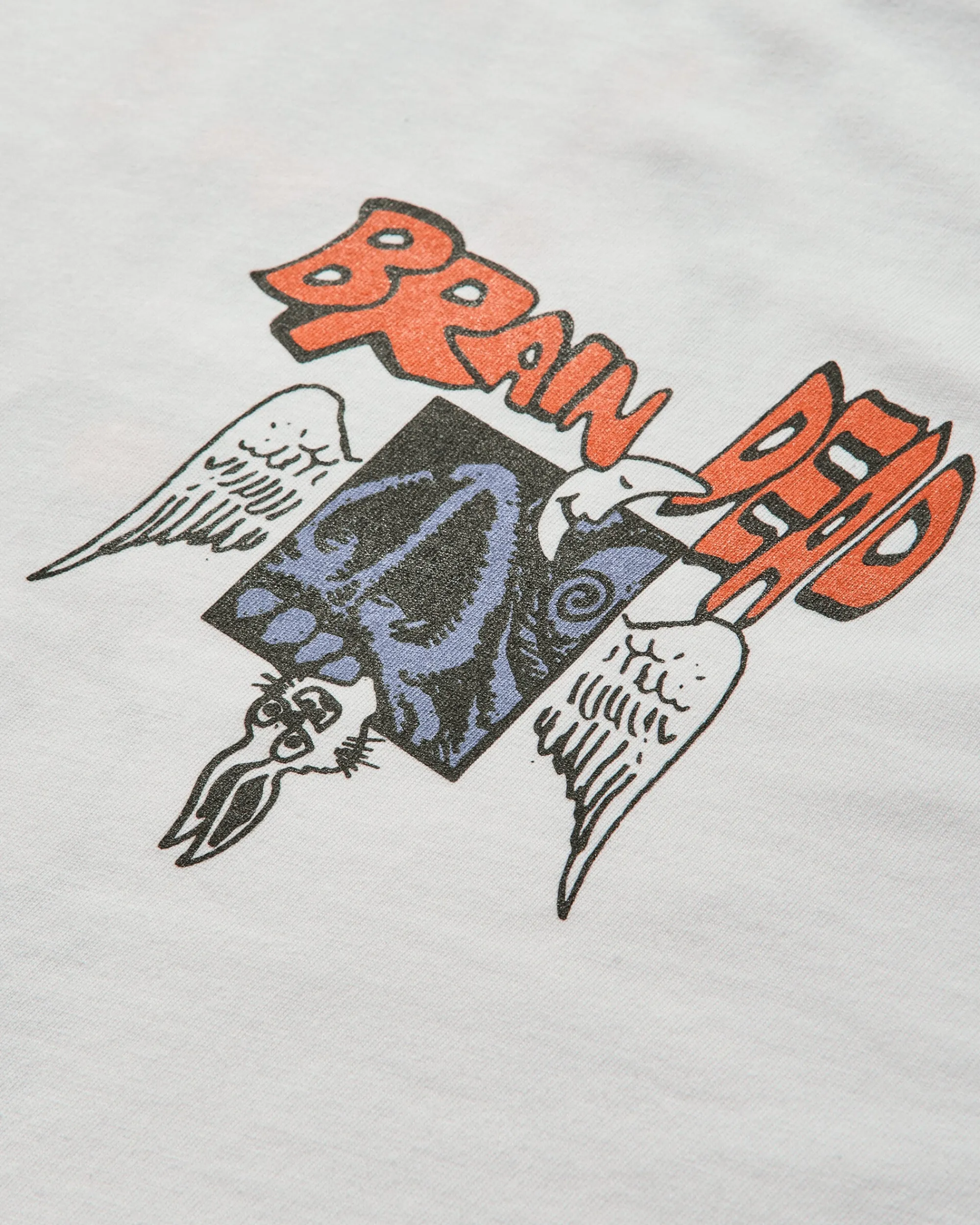 Brain Dead T-Shirts^Men's Cosmic Debris Longsleeve T-Shirt White