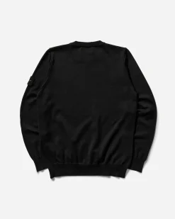 Stone Island Sweatshirts^Men's Cotton Crewneck Sweater Black