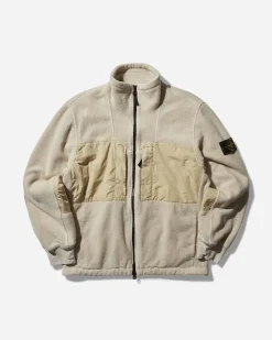 Stone Island Coats And Jackets^Men's Cotton Pile Nylon-TC Jacket Plaster