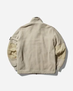 Stone Island Coats And Jackets^Men's Cotton Pile Nylon-TC Jacket Plaster