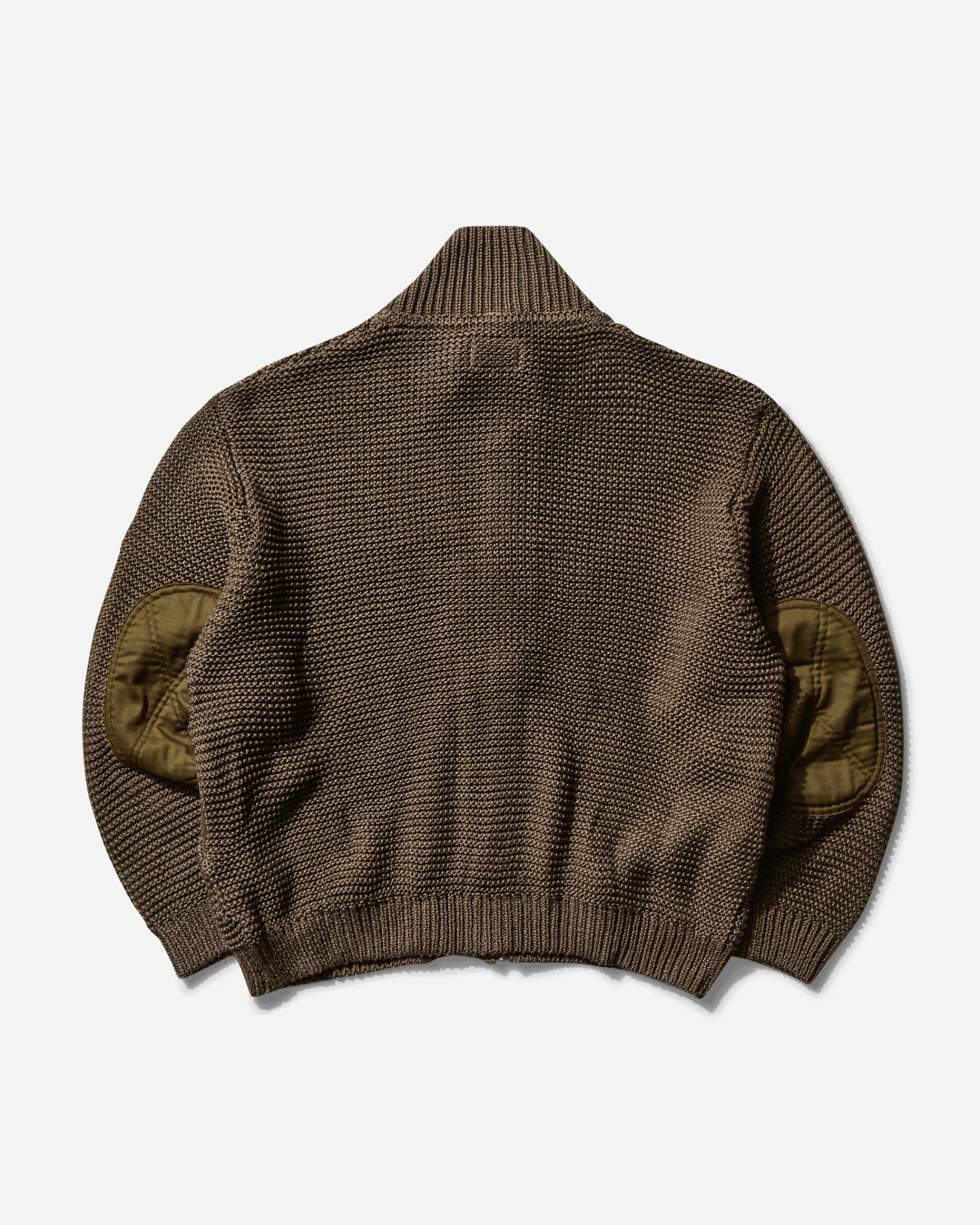 Cav Empt Knitwear^Men's Cotton Zip Up Knit Khaki