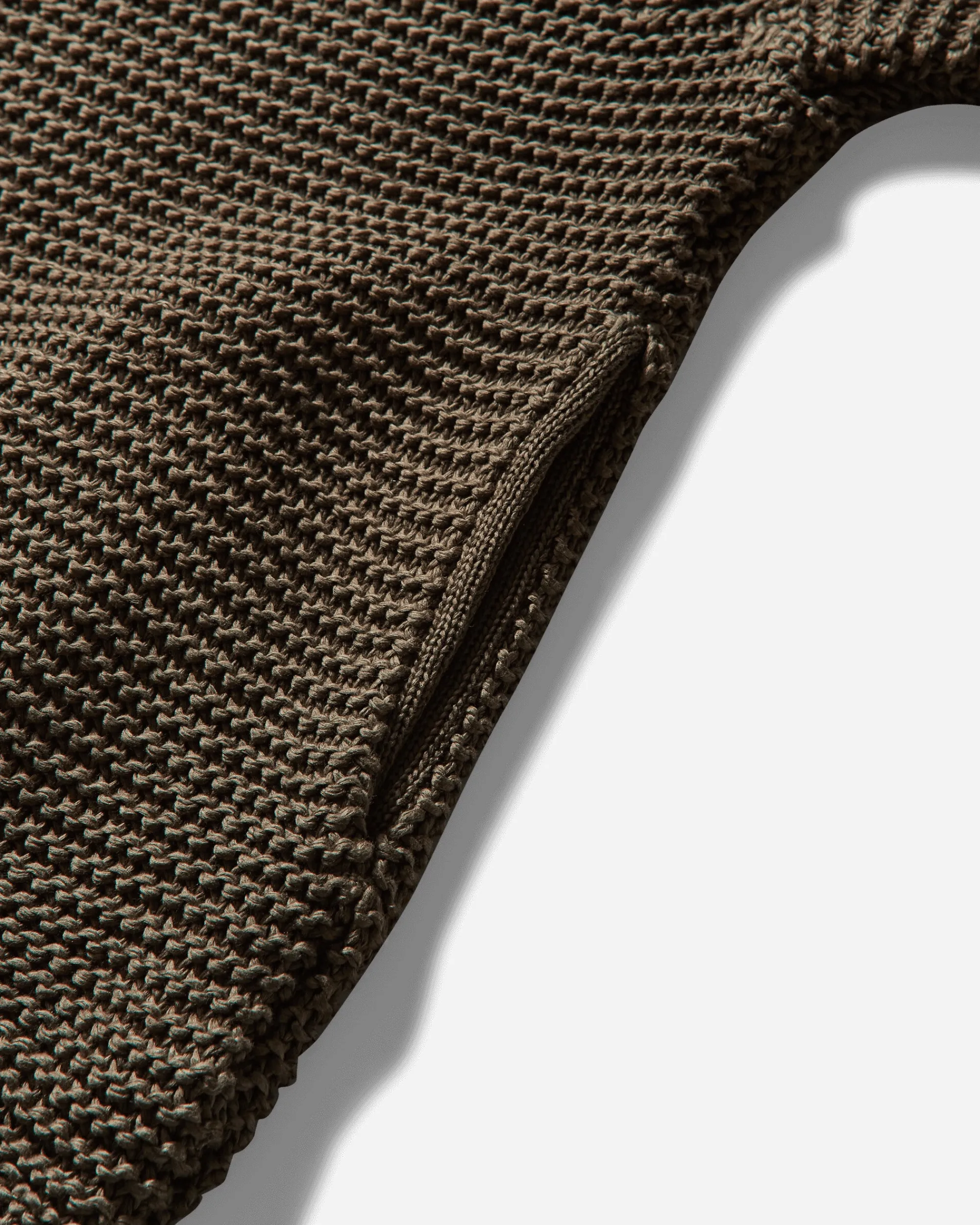 Cav Empt Knitwear^Men's Cotton Zip Up Knit Khaki