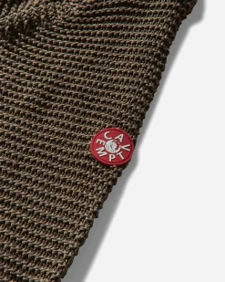 Cav Empt Knitwear^Men's Cotton Zip Up Knit Khaki