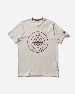 adidas T-Shirts^Men's C.P. Company SPZL Mod T-Shirt Chalk White