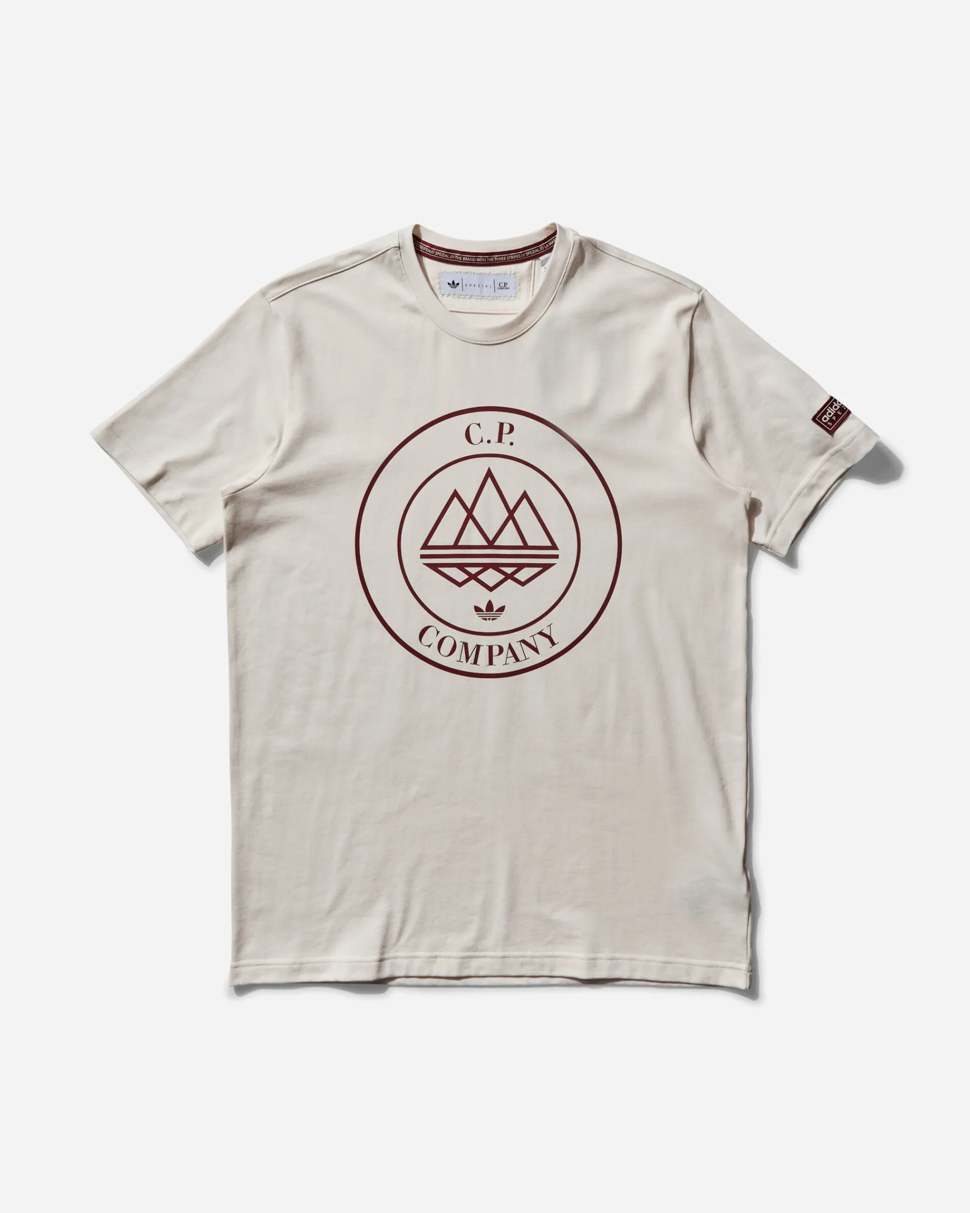 adidas T-Shirts^Men's C.P. Company SPZL Mod T-Shirt Chalk White