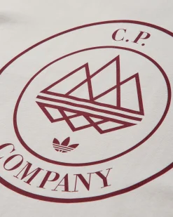 adidas T-Shirts^Men's C.P. Company SPZL Mod T-Shirt Chalk White