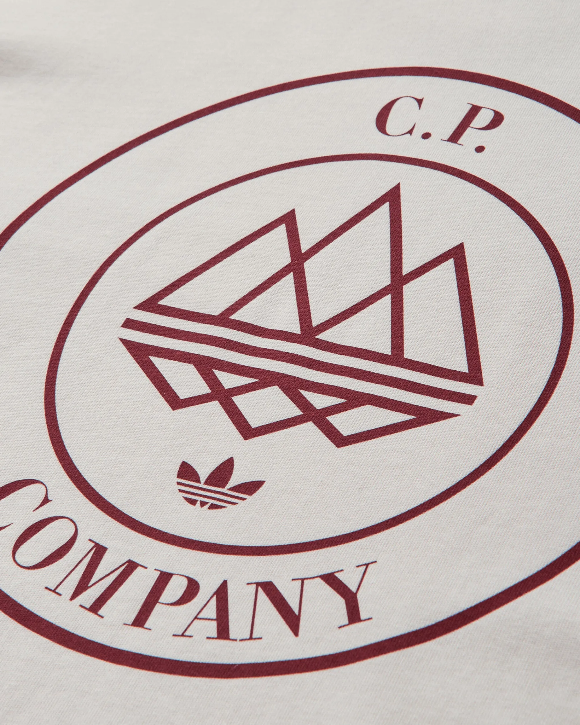 adidas T-Shirts^Men's C.P. Company SPZL Mod T-Shirt Chalk White
