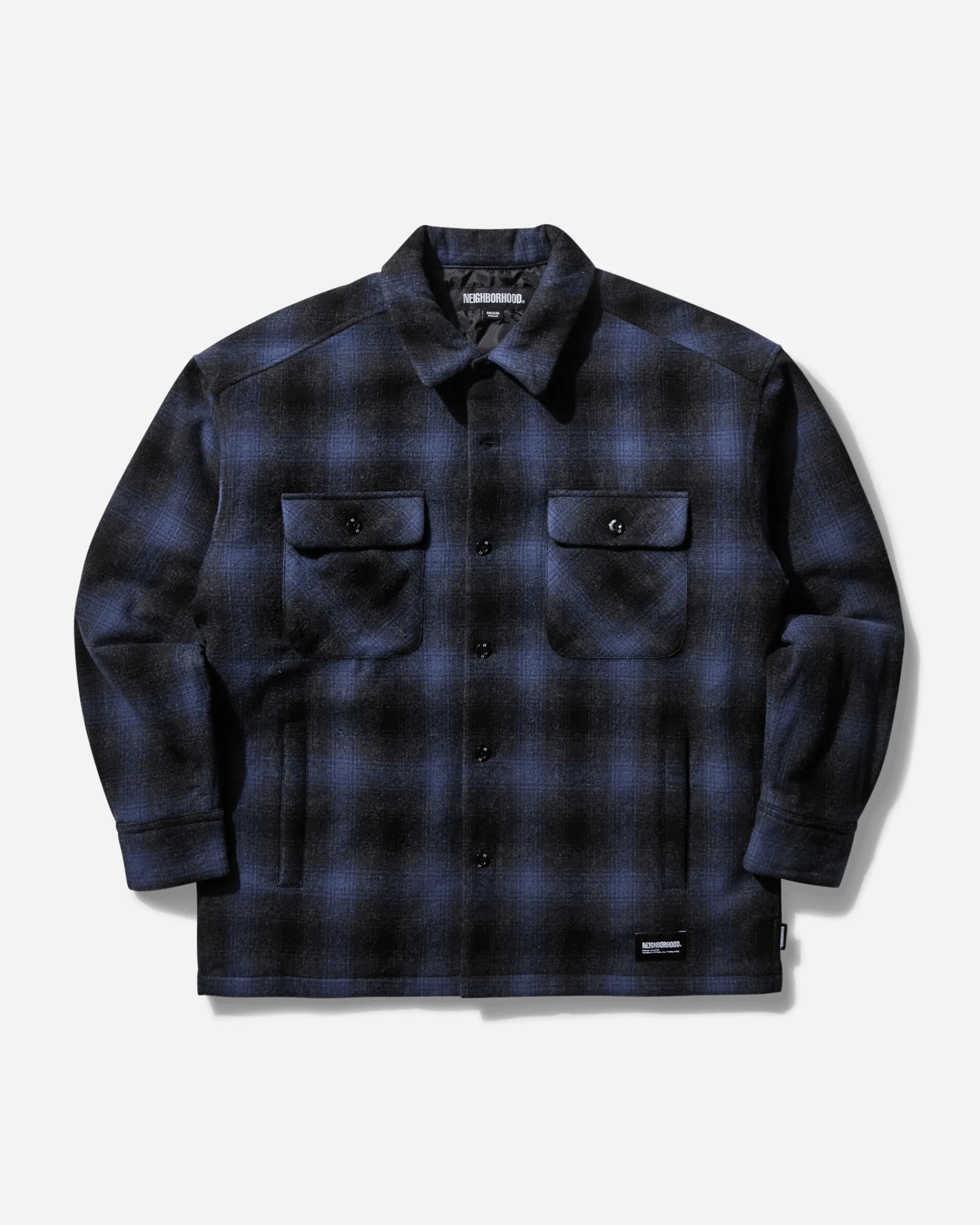 Neighborhood Shirts^Men's CPO Longsleeve Shirt Blue