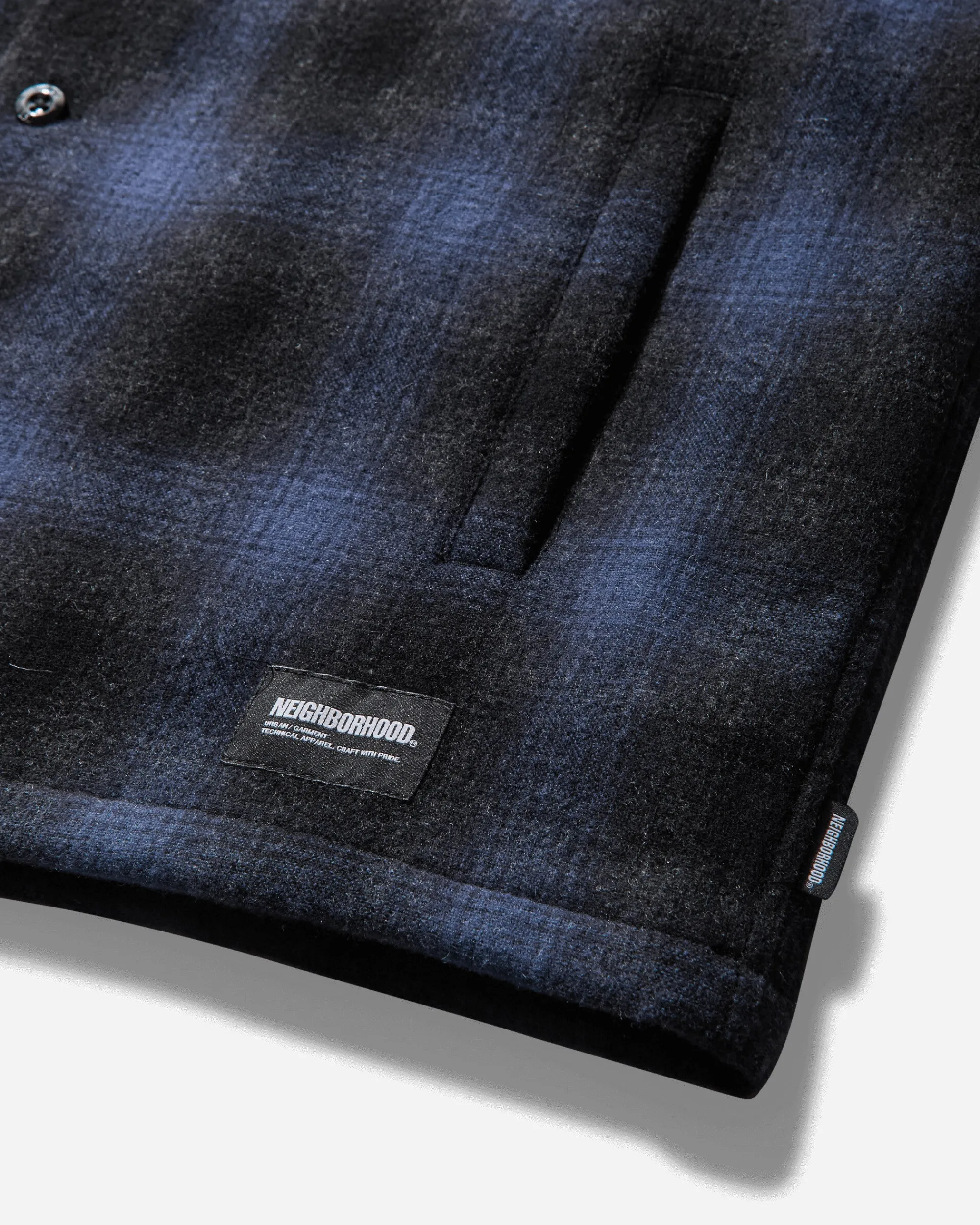 Neighborhood Shirts^Men's CPO Longsleeve Shirt Blue