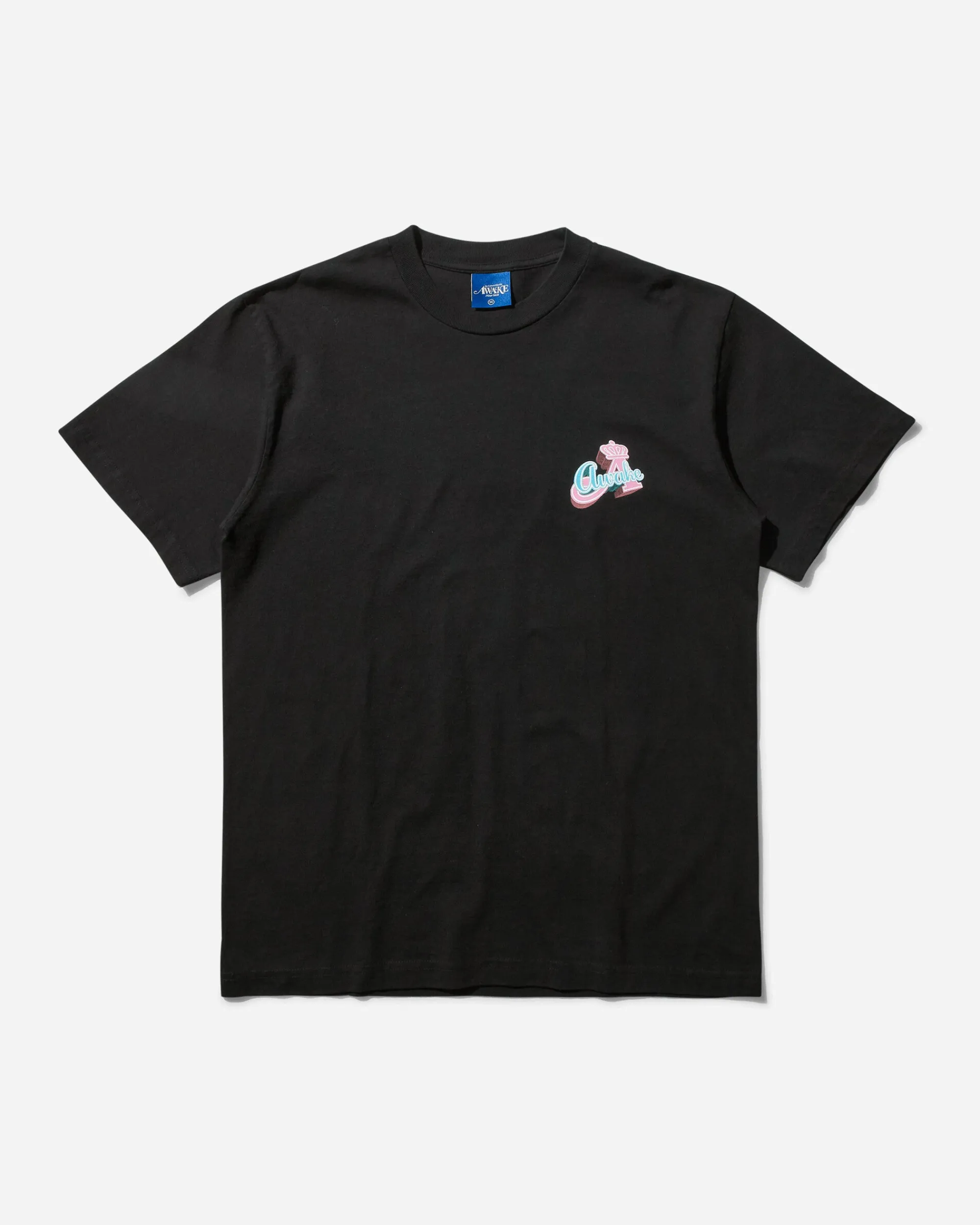Awake NY T-Shirts^Men's Crown "A" T-Shirt Black