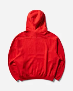 Cav Empt Sweatshirts|Sweatshirts^Men's DBL Knit Zip Hoodie Red