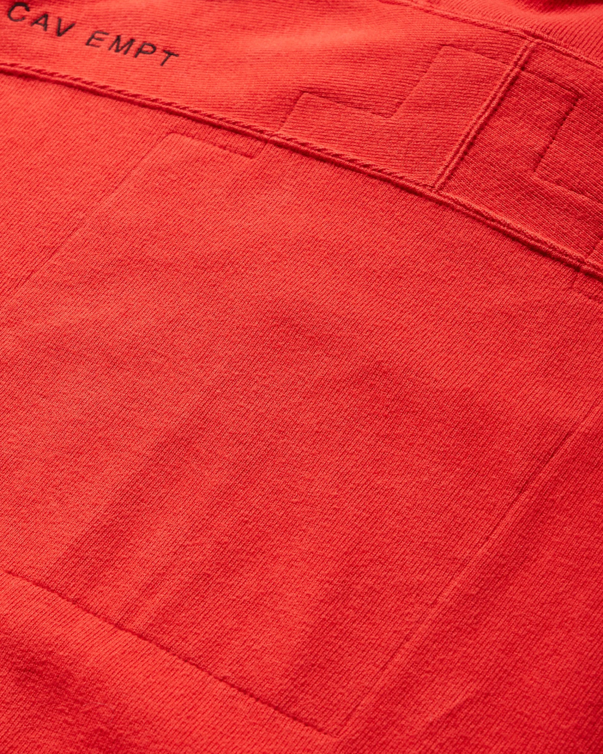 Cav Empt Sweatshirts|Sweatshirts^Men's DBL Knit Zip Hoodie Red