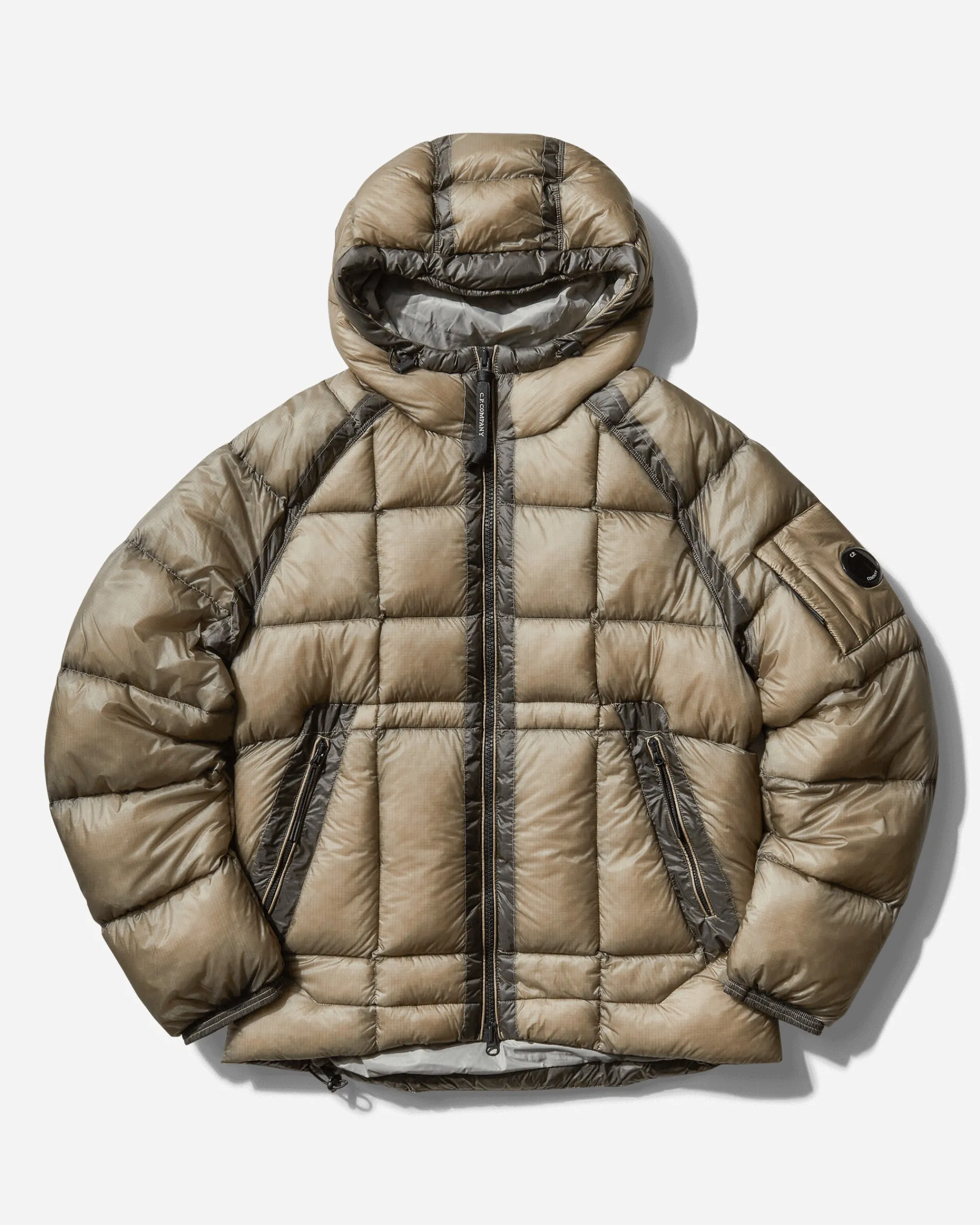 C.P. Company Coats And Jackets^Men's D.D. Shell Hooded Medium Down Jacket Vintage Khaki