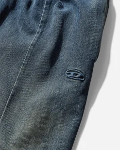 Diesel Pants^Men's Denim Cargo Pants Blue