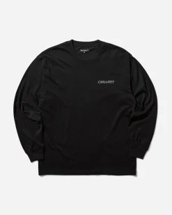 Carhartt WIP T-Shirts^Men's Detroit Standard Longsleeve T-Shirt Black