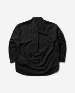 Neighborhood Shirts^Men's Distortion Print Longsleeve Shirt Black