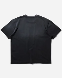 Guess USA T-Shirts^Men's Distressed Logo T-Shirt Jet Black