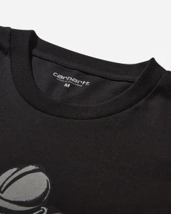 Carhartt WIP T-Shirts|T-Shirts^Men's Drill Boy Longsleeve T-Shirt Black