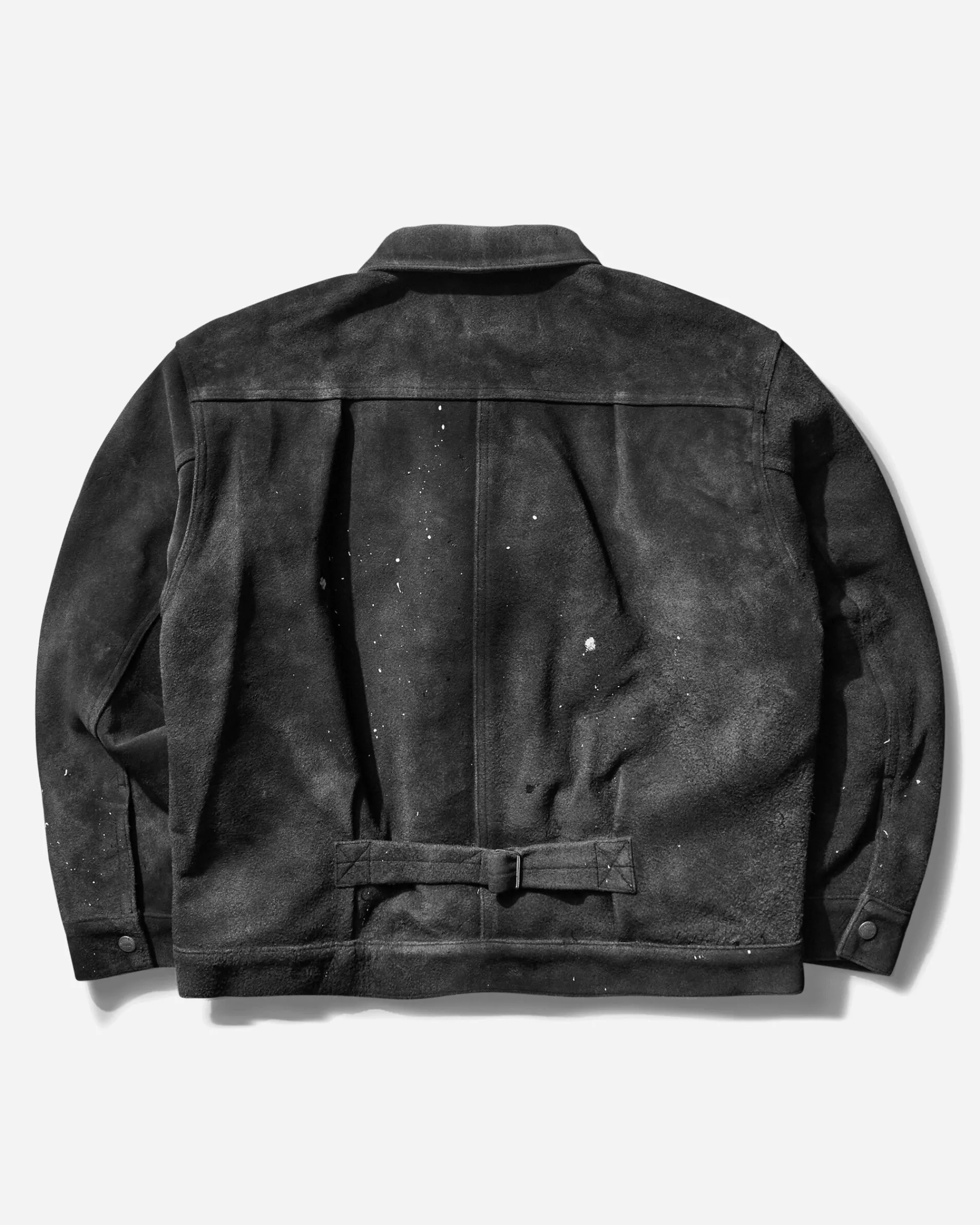 Neighborhood Coats And Jackets^Men's Drip Suede Jacket Grey