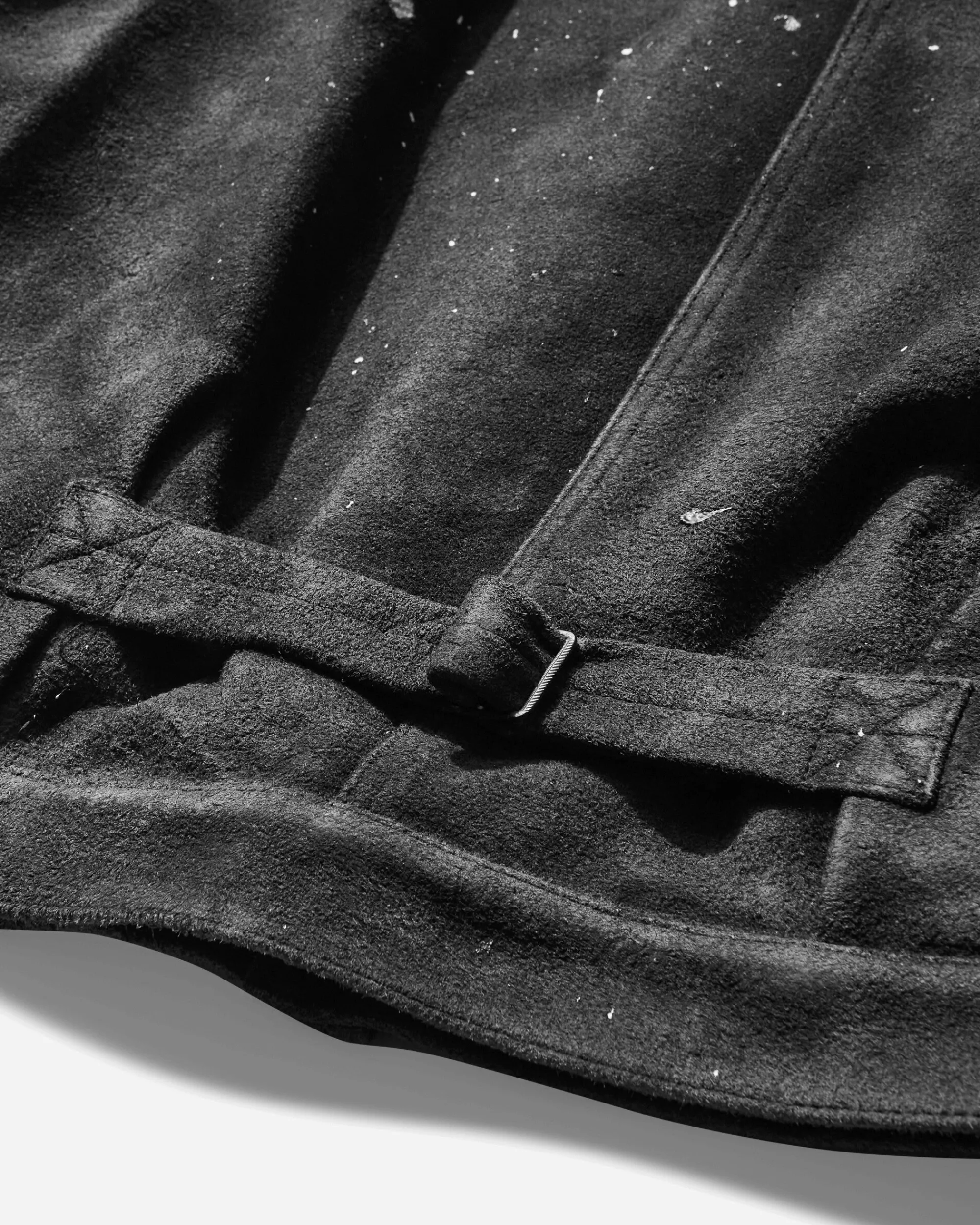 Neighborhood Coats And Jackets^Men's Drip Suede Jacket Grey