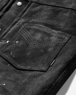 Neighborhood Coats And Jackets^Men's Drip Suede Jacket Grey