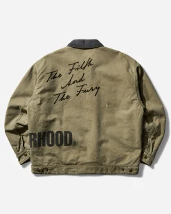 Neighborhood Coats And Jackets^Men's Duck Work Jacket Olive Drab