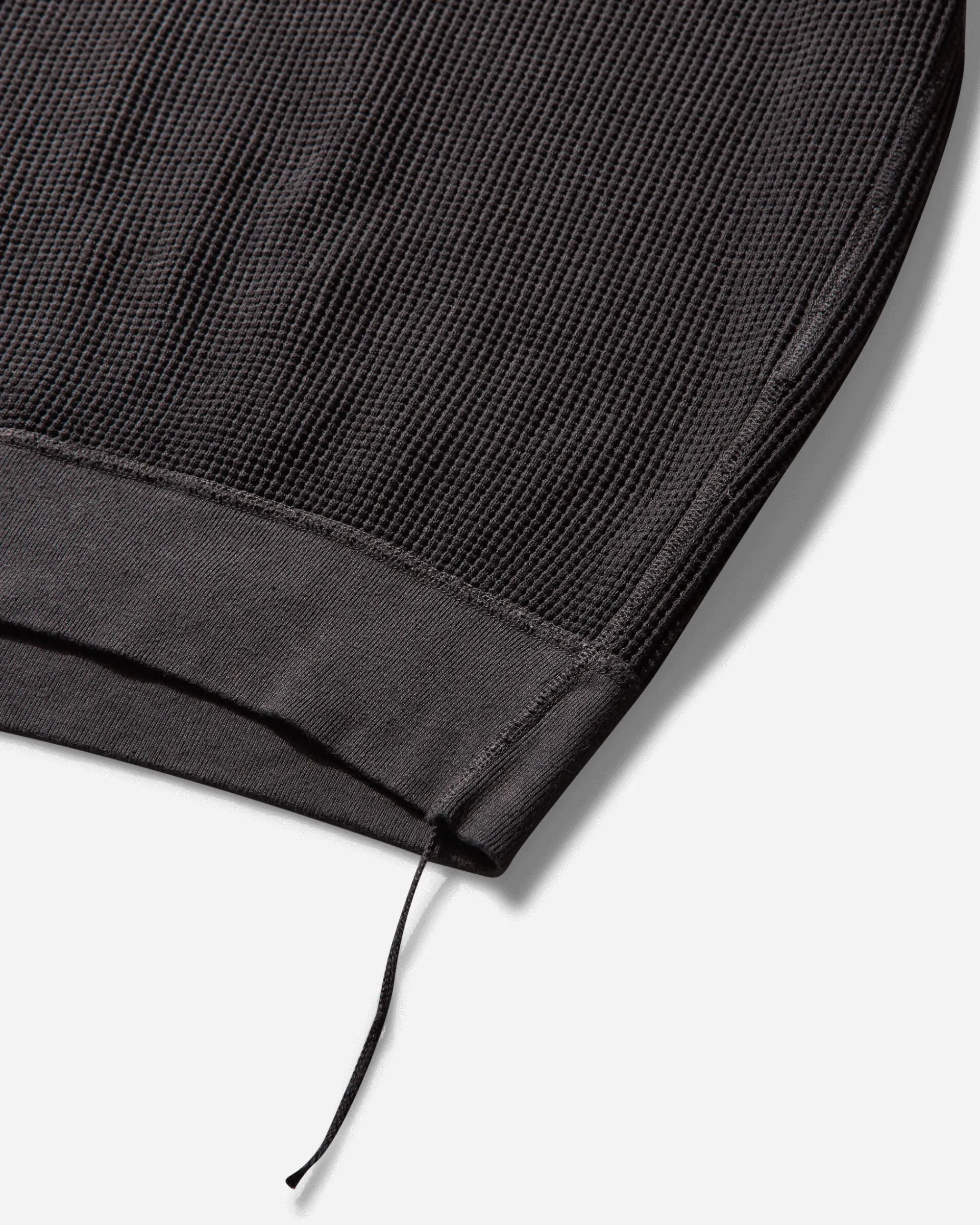 KAPITAL Sweatshirts^Men's ECO Waffle Big Sweatshirt Black