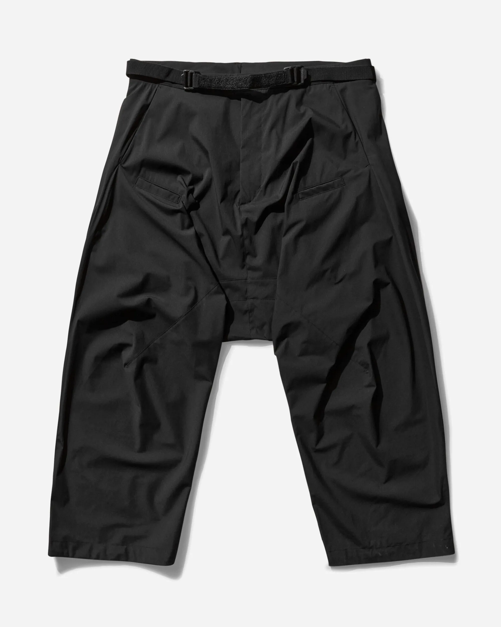 Acronym Pants^Men's Encapsulated Nylon Ultrawide Drawcord Trousers Black