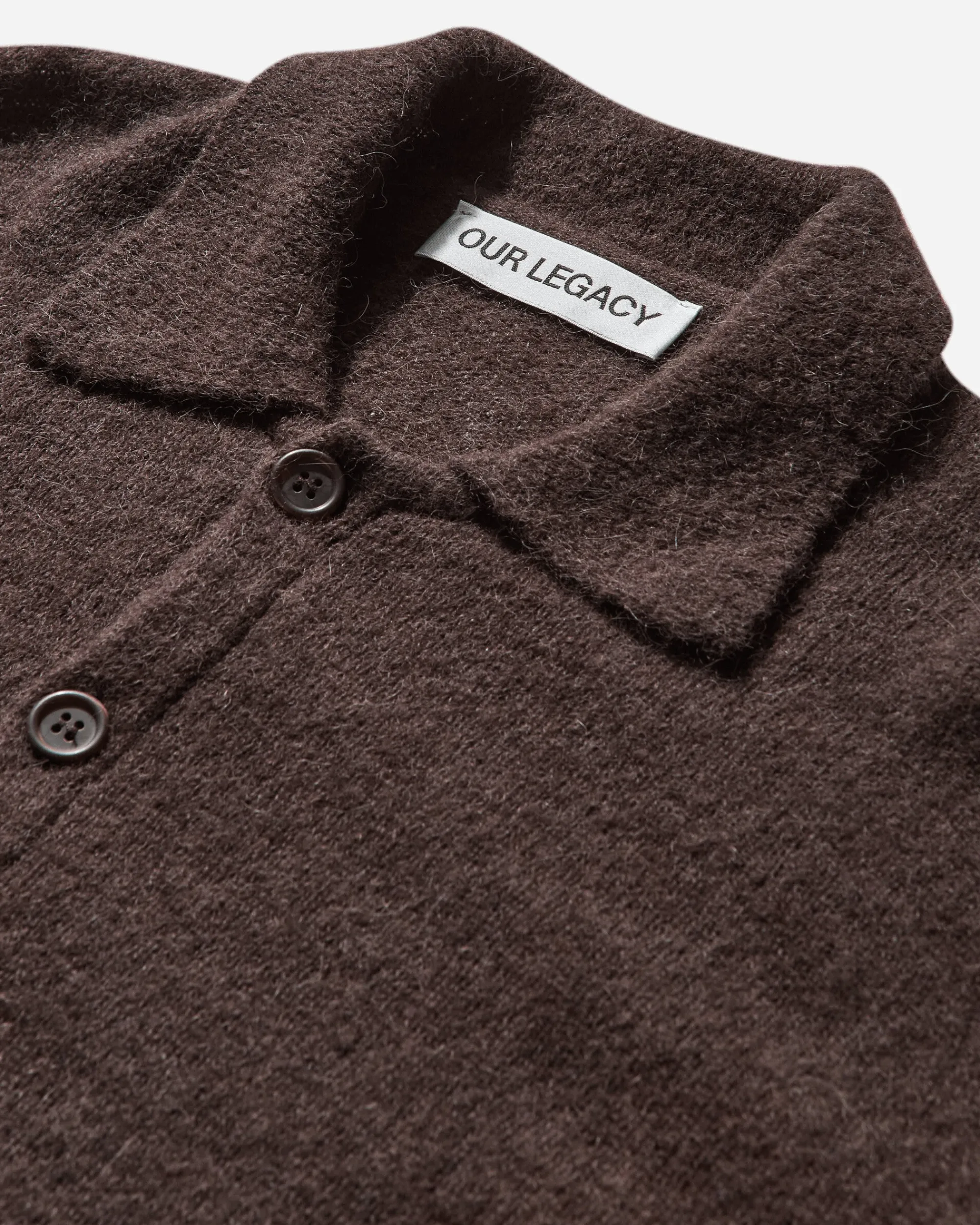 Our Legacy Knitwear^Men's Evening Polo Smokey Brown
