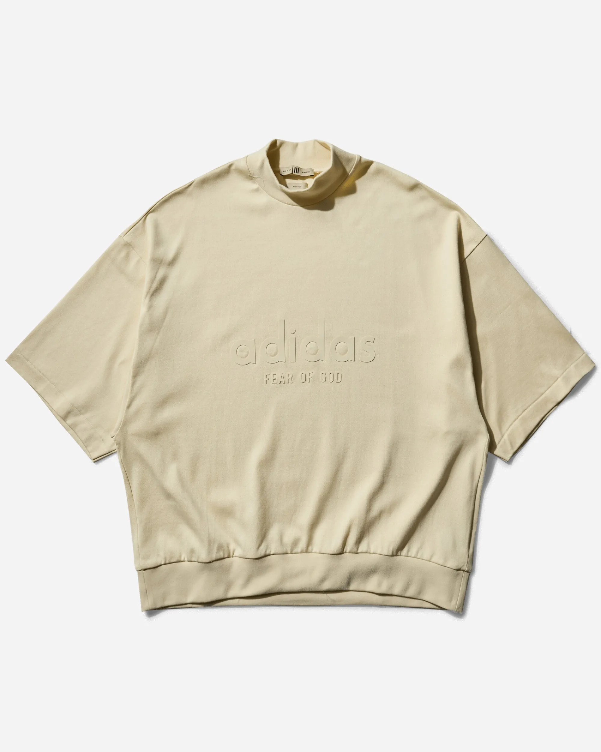 adidas T-Shirts^Men's Fear of God Athletics Heavy Jersey 3/4 Mock T-Shirt