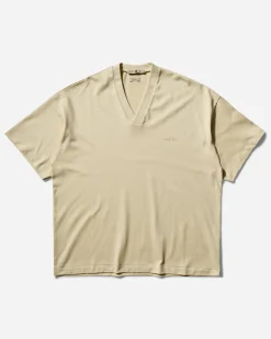 adidas T-Shirts^Men's Fear of God Athletics V-Neck T-Shirt Pale Yellow