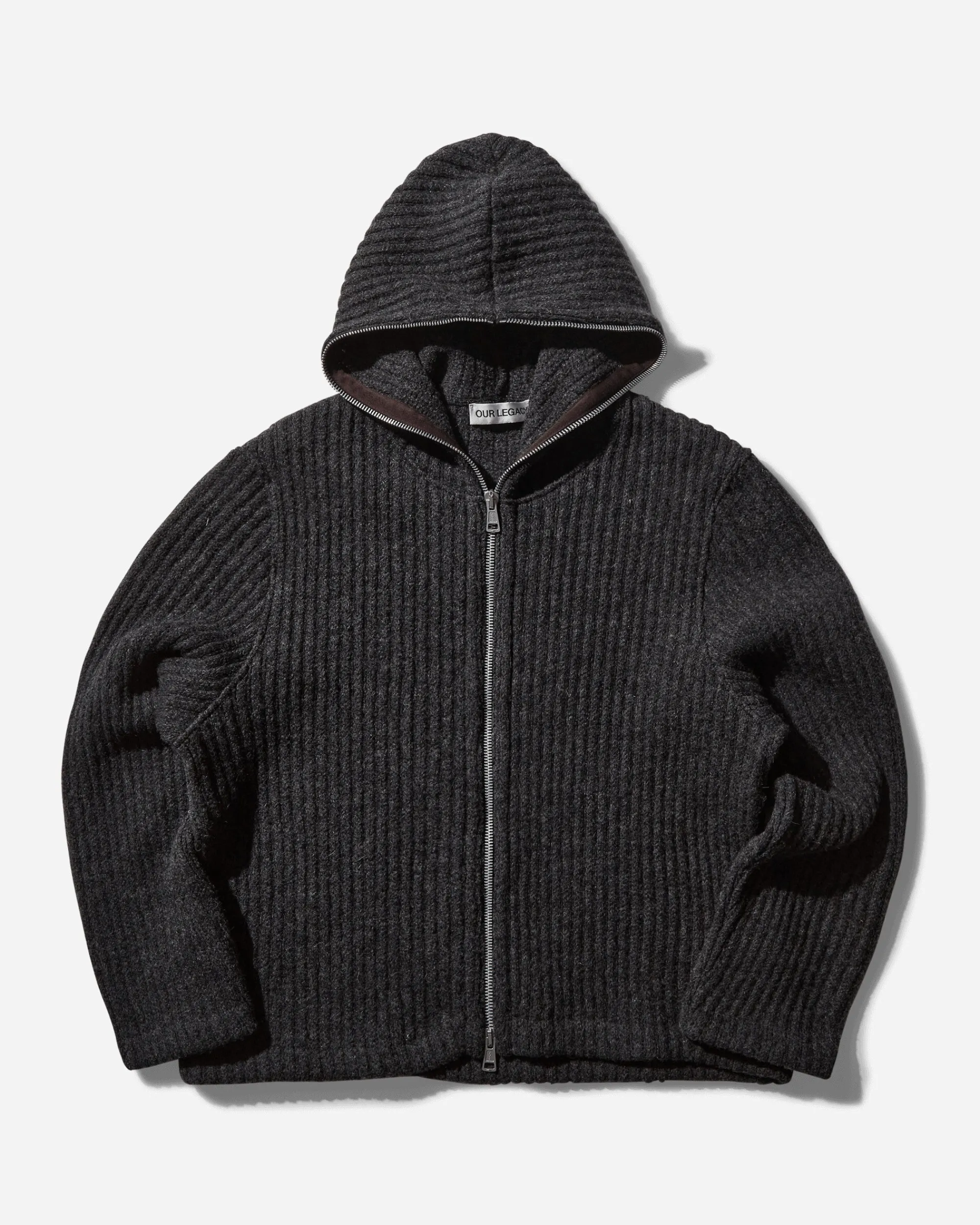 Our Legacy Sweatshirts^Men's Full Zip Hoodie Antracite