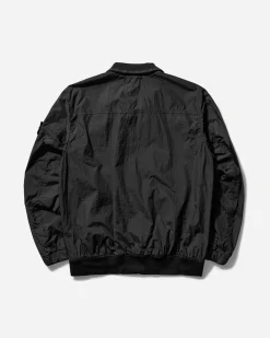 Stone Island Coats And Jackets^Men's Garment Dyed Crinkle Reps R-NY Jacket Black