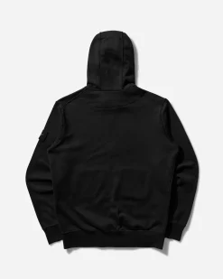 Stone Island Sweatshirts^Men's Garment Dyed Hooded Sweatshirt Black