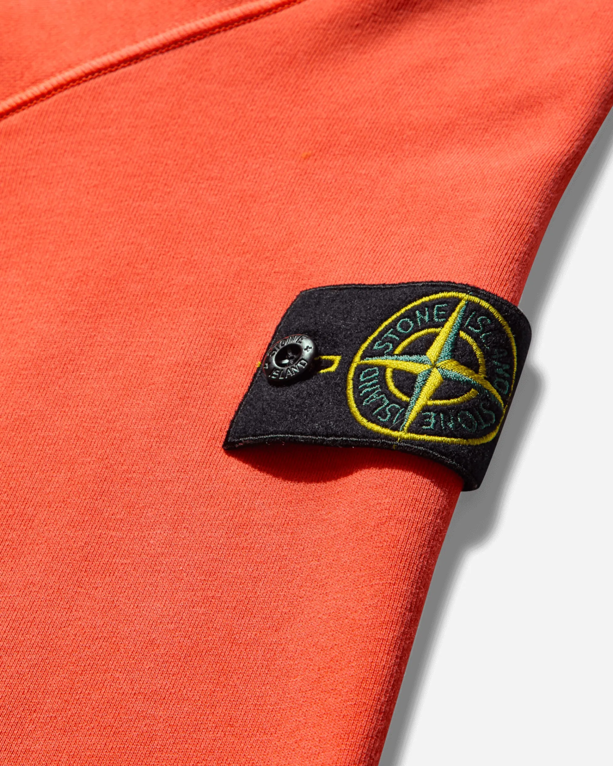 Stone Island Sweatshirts^Men's Garment Dyed Hooded Sweatshirt Papaya