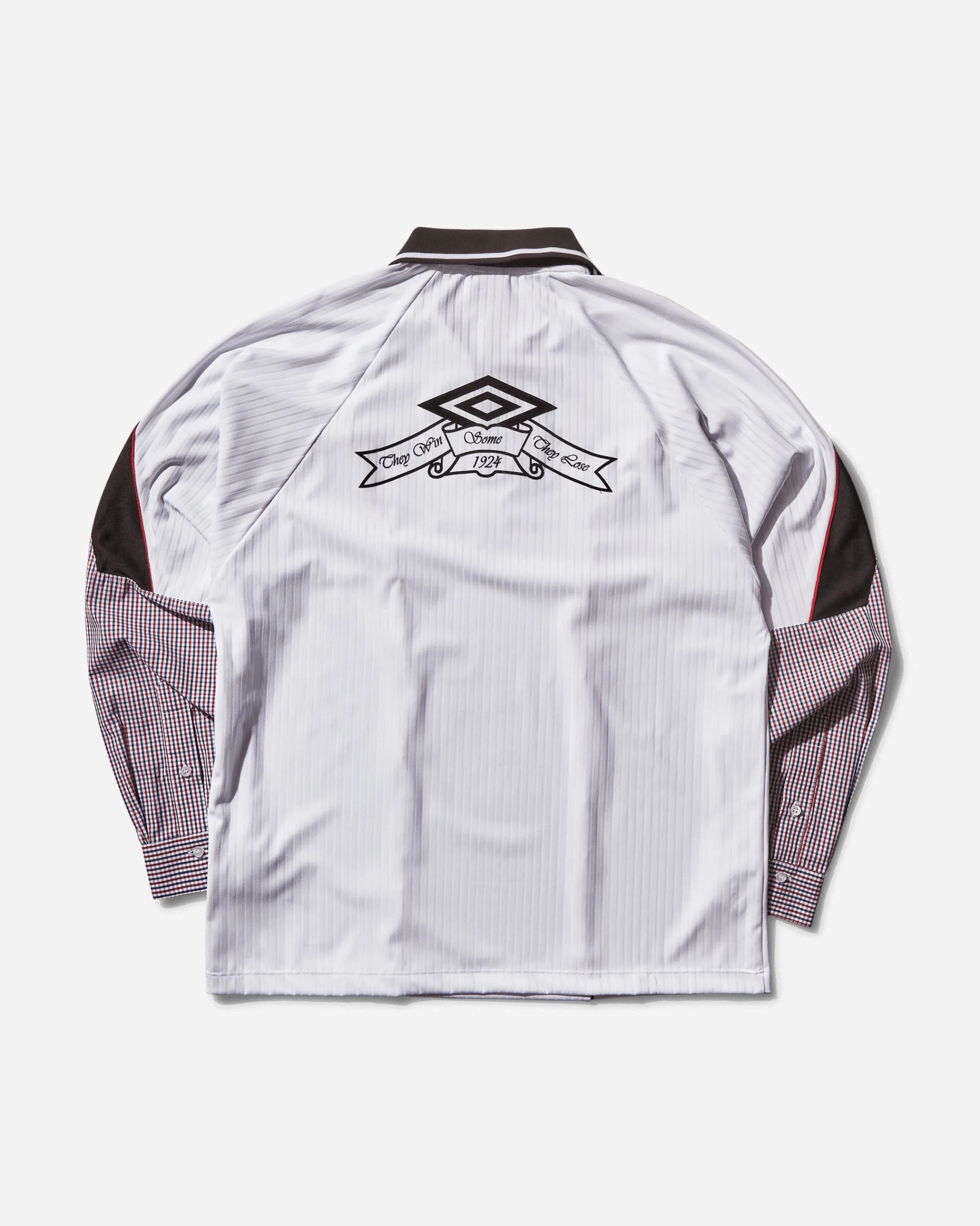 Umbro T-Shirts|T-Shirts^Men's Gingham Cut Up Polo White