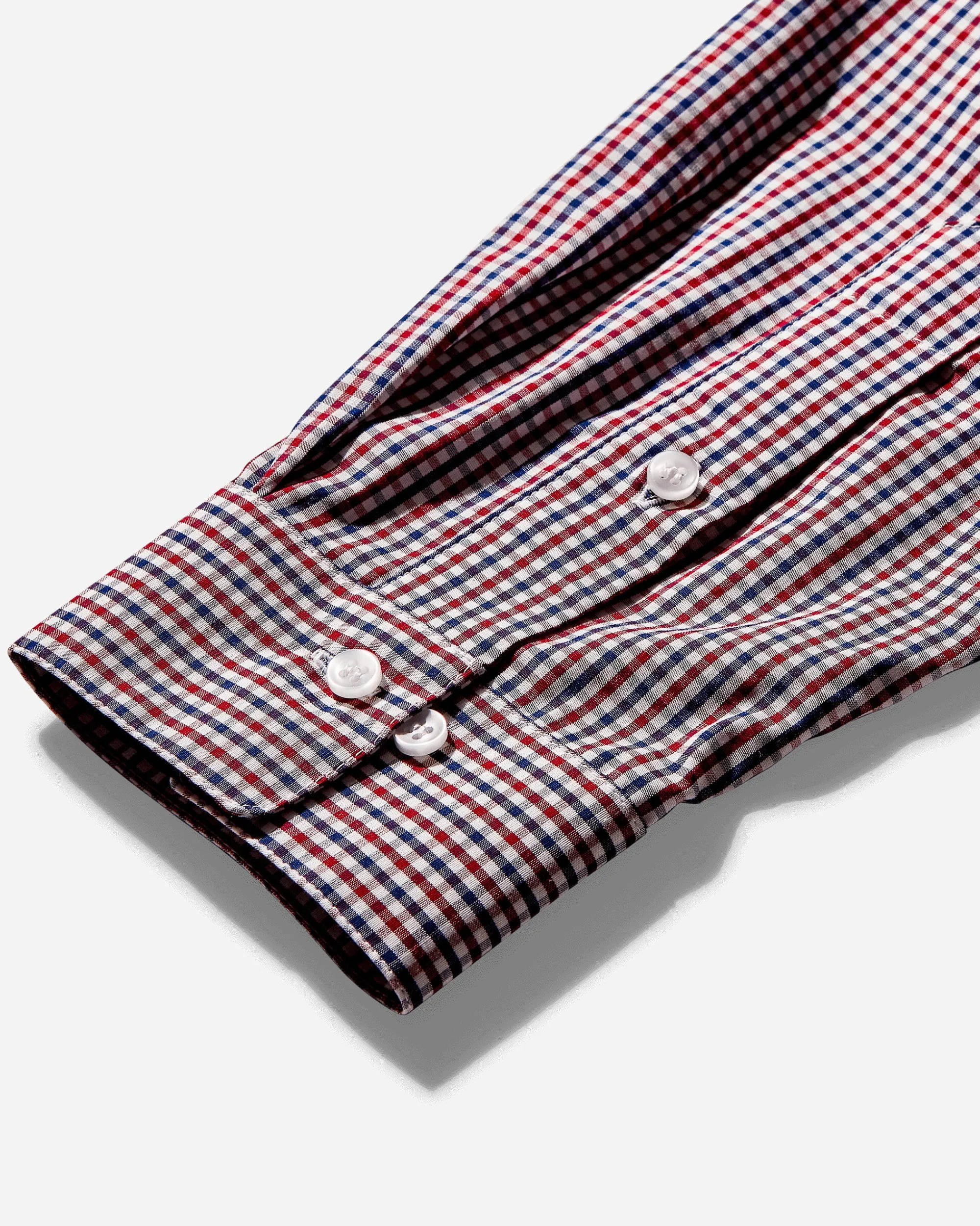 Umbro T-Shirts|T-Shirts^Men's Gingham Cut Up Polo White