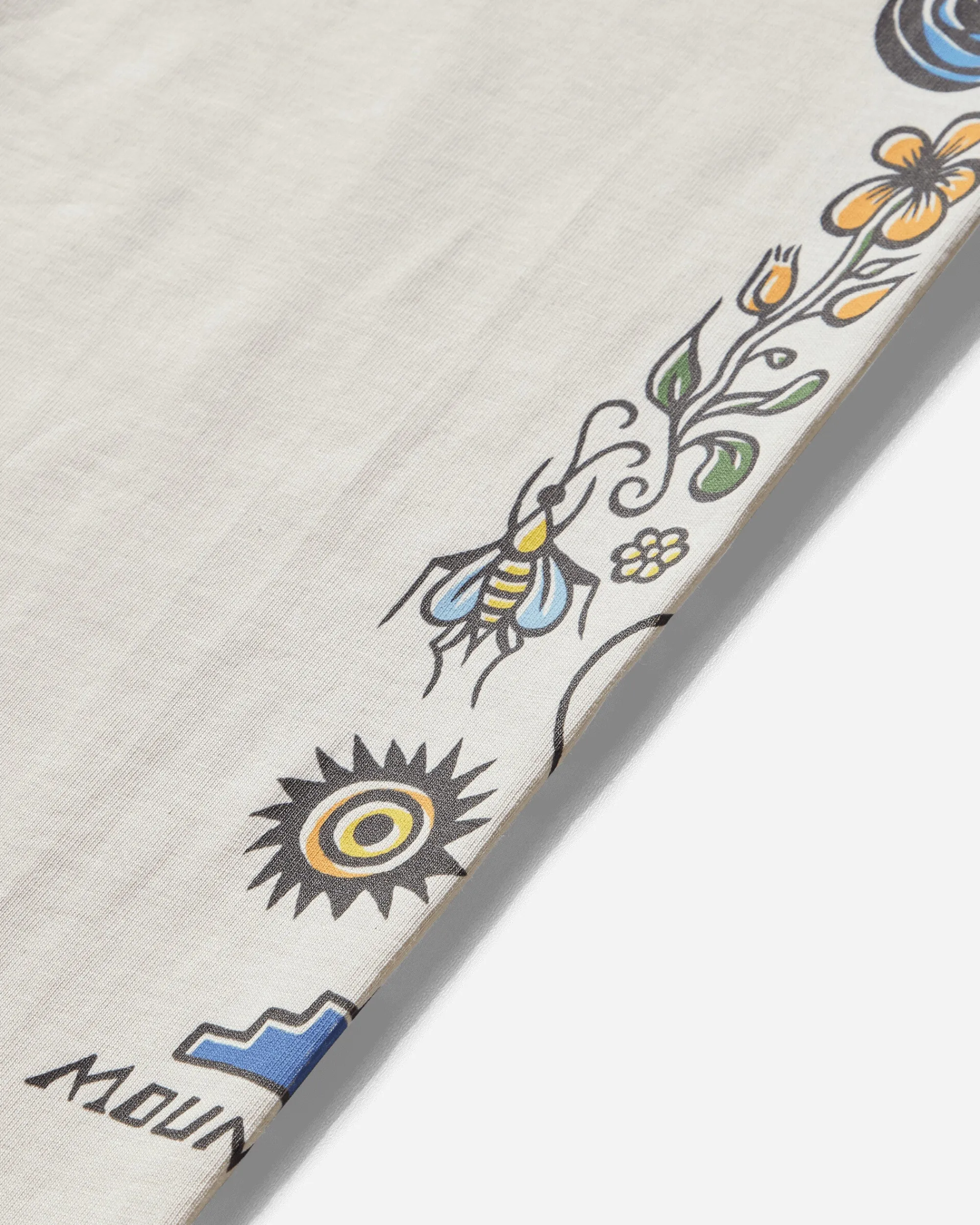 Story mfg. T-Shirts^Men's Grateful Longsleeve T-Shirt White