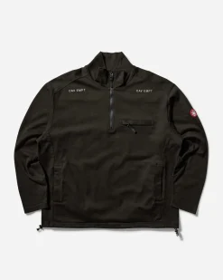 Cav Empt Sweatshirts|Sweatshirts^Men's Half Zip Light Pullover Black