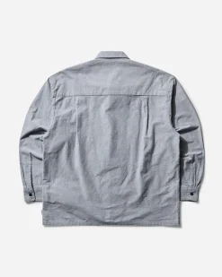 Neighborhood Shirts^Men's Hand Drawing Embroidery Longsleeve Shirt Black