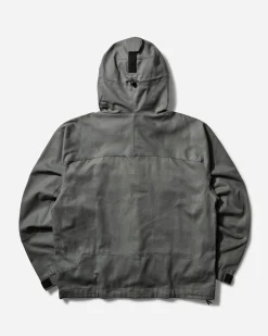 Rayon Vert Coats And Jackets^Men's Heavy Cotton Hood Zip Jacket Shield Grey
