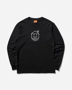 Nancy T-Shirts^Men's House Longsleeve T-Shirt Black / Grey