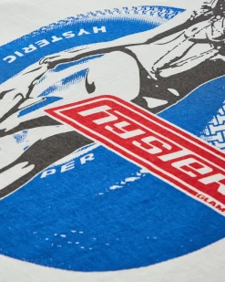 Hysteric Glamour T-Shirts^Men's Hysteric Motor Girl Longsleeve T-Shirt Dirty White