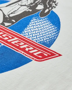 Hysteric Glamour T-Shirts^Men's Hysteric Motor Girl Longsleeve T-Shirt Dirty White